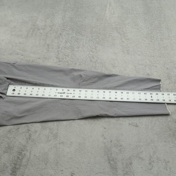 Cato Jeans Women's Size L Gray High-Rise Elastic Waist Straight Crop 26" Inseam - Picture 16 of 16